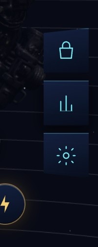 Options menu with key game settings.